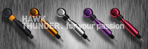 Машинка Cheyenne HAWK Thunder (Black) + держатель