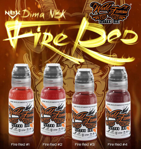 Набор красок WFT Ink Dima NBK Fire Red Набор красок WFT Ink Dima NBK Fire Red